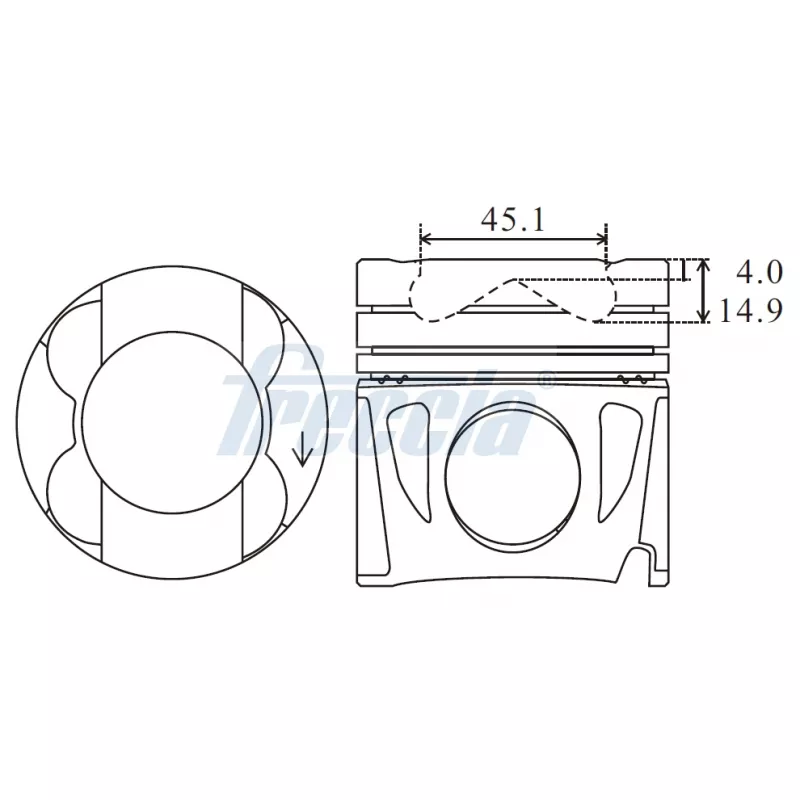 Piston FRECCIA FP23-112850