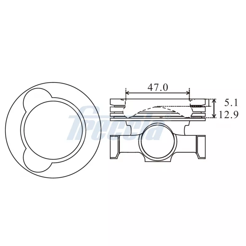 Piston FRECCIA FP23-113300