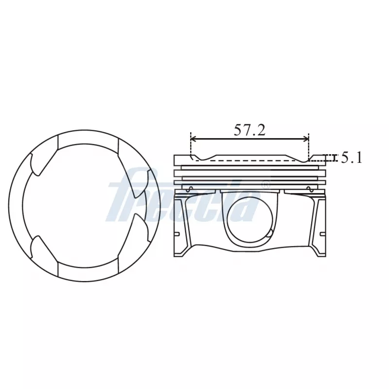 Piston FRECCIA FP23-113400
