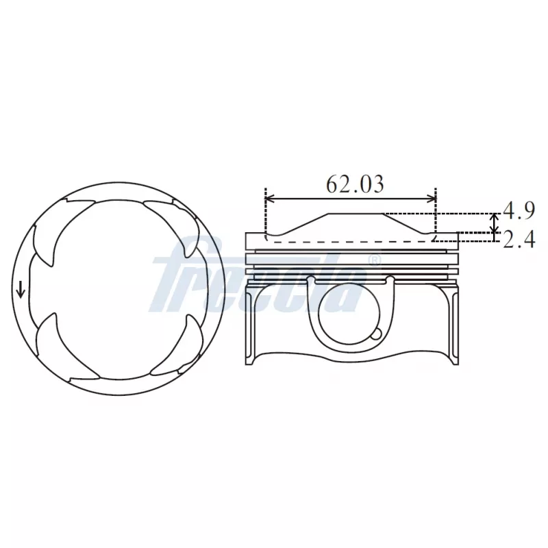 Piston FRECCIA FP23-113700