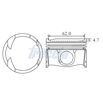 Piston FRECCIA FP23-113800