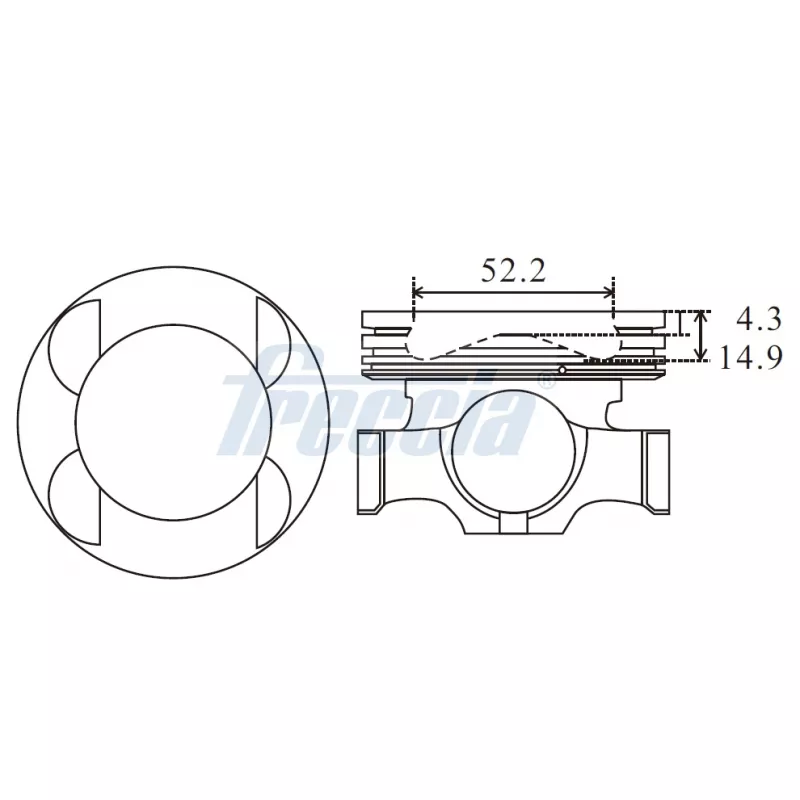 Piston FRECCIA FP23-114050