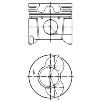 Piston KOLBENSCHMIDT 99879601