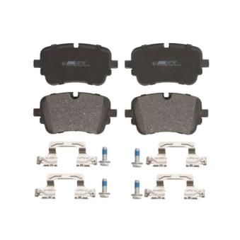 Jeu de 4 plaquettes de frein avant ABE C2A012ABE