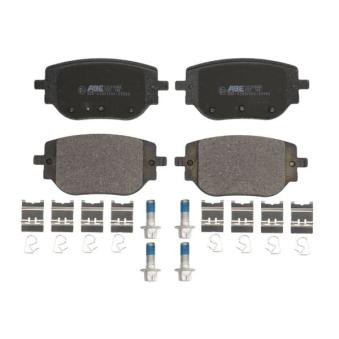 Jeu de 4 plaquettes de frein avant ABE C2C019ABE