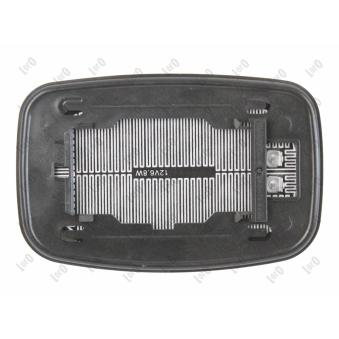 Verre de rétroviseur, rétroviseur extérieur ABAKUS 1204G04