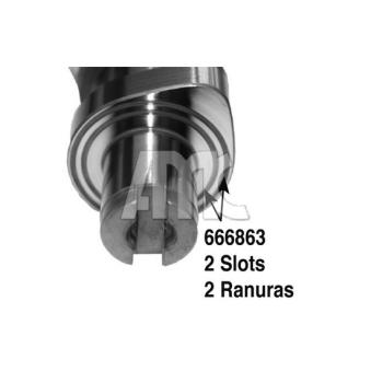 Arbre à came AMC 666863