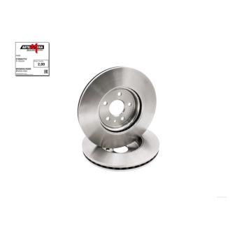 Jeu de 2 disques de frein avant AUTOMEGA 210043710