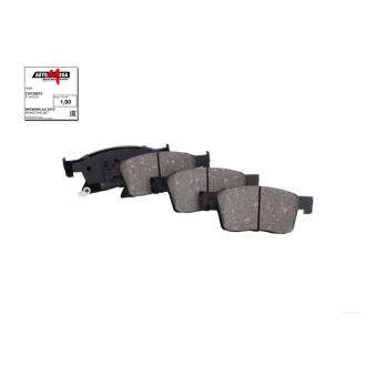 Jeu de 4 plaquettes de frein avant AUTOMEGA