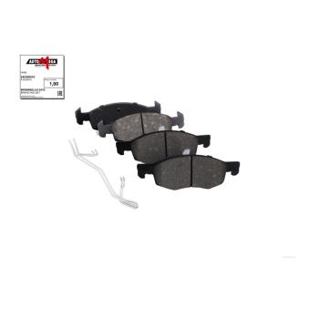 Jeu de 4 plaquettes de frein avant AUTOMEGA