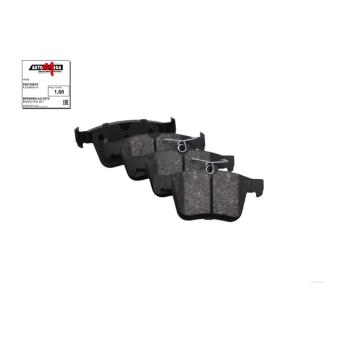 Jeu de 4 plaquettes de frein arrière AUTOMEGA