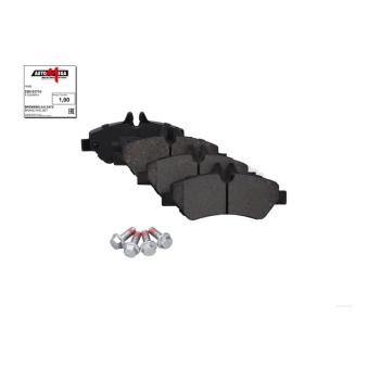 Jeu de 4 plaquettes de frein arrière AUTOMEGA