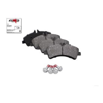 Jeu de 4 plaquettes de frein arrière AUTOMEGA 250153810