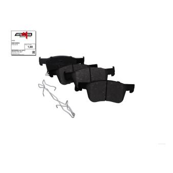 Jeu de 4 plaquettes de frein avant AUTOMEGA