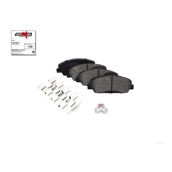 Jeu de 4 plaquettes de frein avant AUTOMEGA 250155010