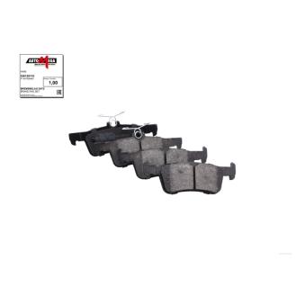 Jeu de 4 plaquettes de frein arrière AUTOMEGA