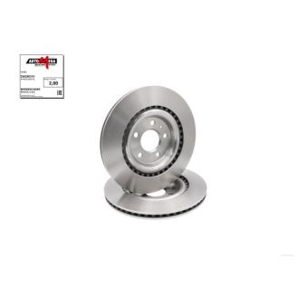 Jeu de 2 disques de frein arrière AUTOMEGA