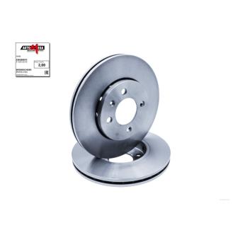 Jeu de 2 disques de frein avant AUTOMEGA 250280610