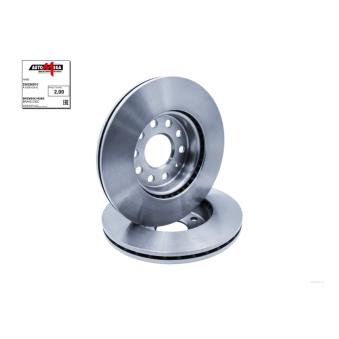 Jeu de 2 disques de frein avant AUTOMEGA 250280910