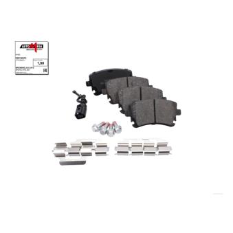 Jeu de 4 plaquettes de frein arrière AUTOMEGA