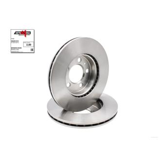 Jeu de 2 disques de frein avant AUTOMEGA 250281210