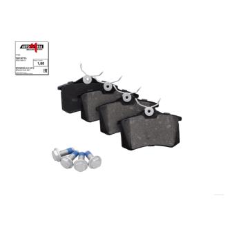 Jeu de 4 plaquettes de frein arrière AUTOMEGA 250150710