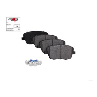 Jeu de 4 plaquettes de frein avant AUTOMEGA 250151510