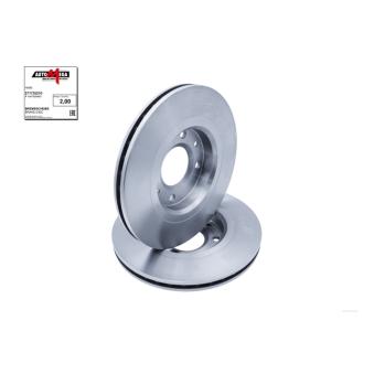 Jeu de 2 disques de frein avant AUTOMEGA 271735210