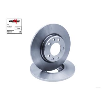 Jeu de 2 disques de frein arrière AUTOMEGA 271736310