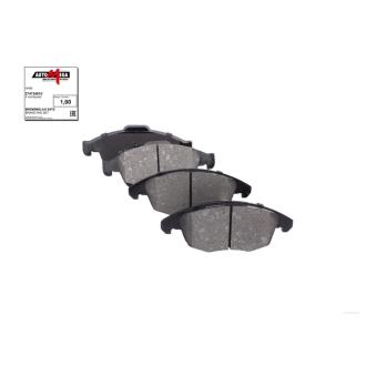 Jeu de 4 plaquettes de frein avant AUTOMEGA