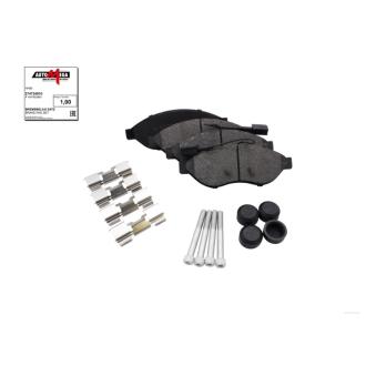 Jeu de 4 plaquettes de frein avant AUTOMEGA