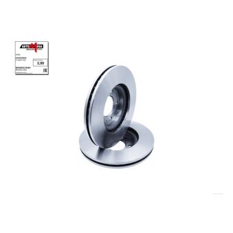 Jeu de 2 disques de frein avant AUTOMEGA 274757810