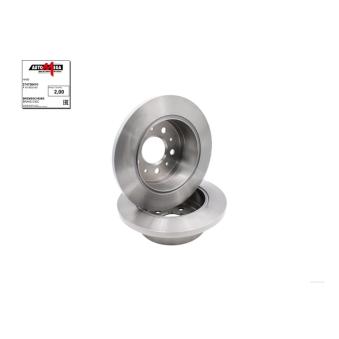 Jeu de 2 disques de frein arrière AUTOMEGA 274758410