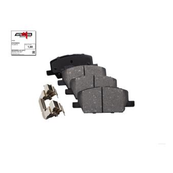 Jeu de 4 plaquettes de frein avant AUTOMEGA 274725510