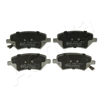 Jeu de 4 plaquettes de frein avant ASHIKA 50-00-022