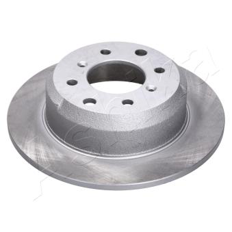 Jeu de 2 disques de frein arrière ASHIKA 61-00-0235C