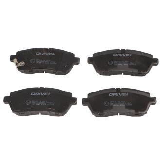 Jeu de 4 plaquettes de frein avant Dr!ve+