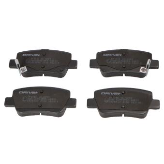 Jeu de 4 plaquettes de frein arrière Dr!ve+