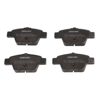 Jeu de 4 plaquettes de frein arrière Dr!ve+