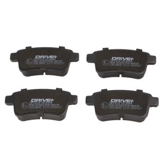 Jeu de 4 plaquettes de frein arrière Dr!ve+