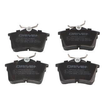 Jeu de 4 plaquettes de frein arrière Dr!ve+