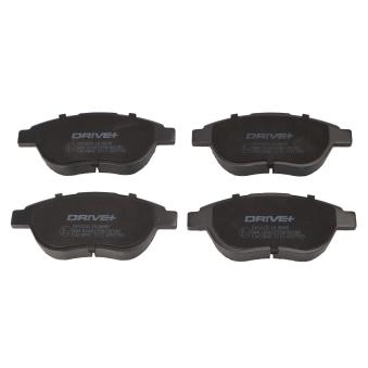 Jeu de 4 plaquettes de frein avant Dr!ve+