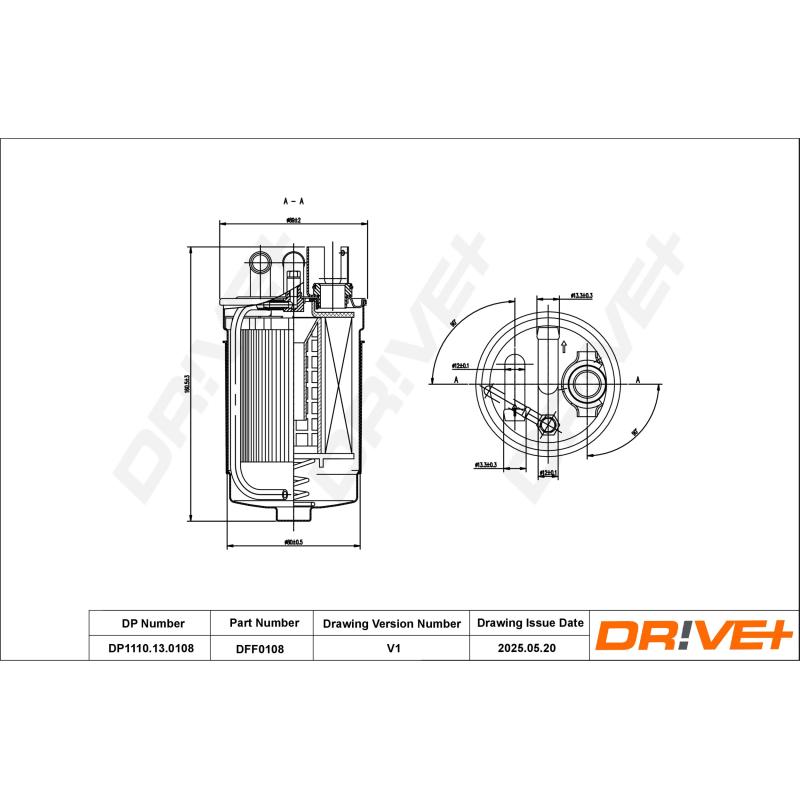 Filtre à carburant Dr!ve+ DP1110.13.0108 - Visuel 3
