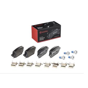 Jeu de 4 plaquettes de frein arrière BREMBO