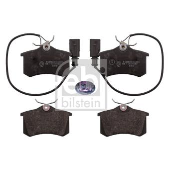 Jeu de 4 plaquettes de frein arrière FEBI BILSTEIN 116018