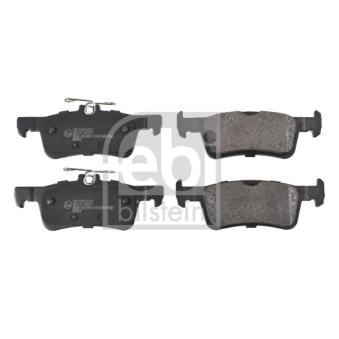 Jeu de 4 plaquettes de frein arrière FEBI BILSTEIN