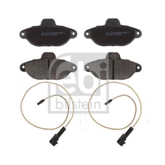 Jeu de 4 plaquettes de frein avant FEBI BILSTEIN