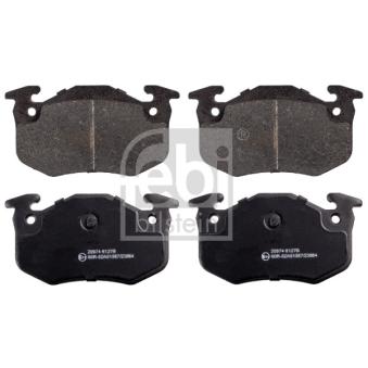 Jeu de 4 plaquettes de frein arrière FEBI BILSTEIN