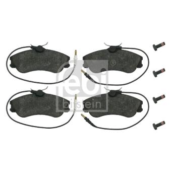 Jeu de 4 plaquettes de frein avant FEBI BILSTEIN