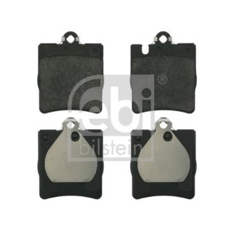 Jeu de 4 plaquettes de frein arrière FEBI BILSTEIN